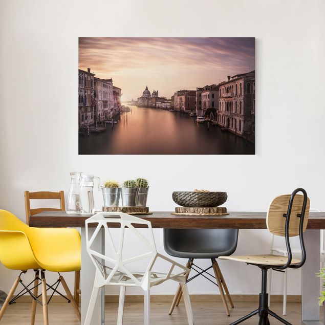 Quadri moderni per soggiorno Sera a Venezia