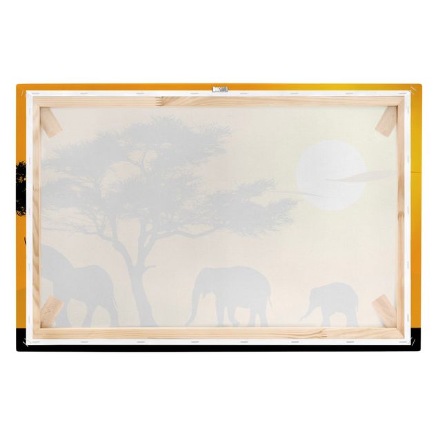 Quadri moderni per soggiorno Elefante africano a piedi