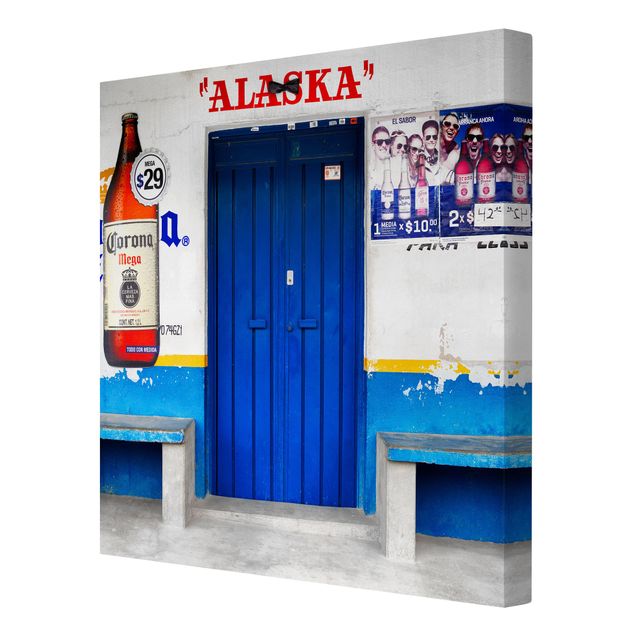 Quadri su tela Bar Blu Alaska