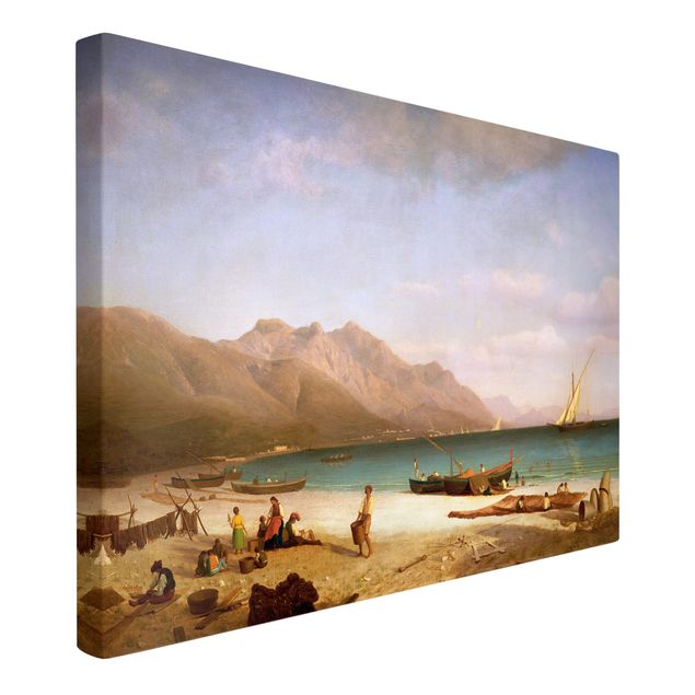 Riproduzioni su tela Albert Bierstadt - Baia di Salerno