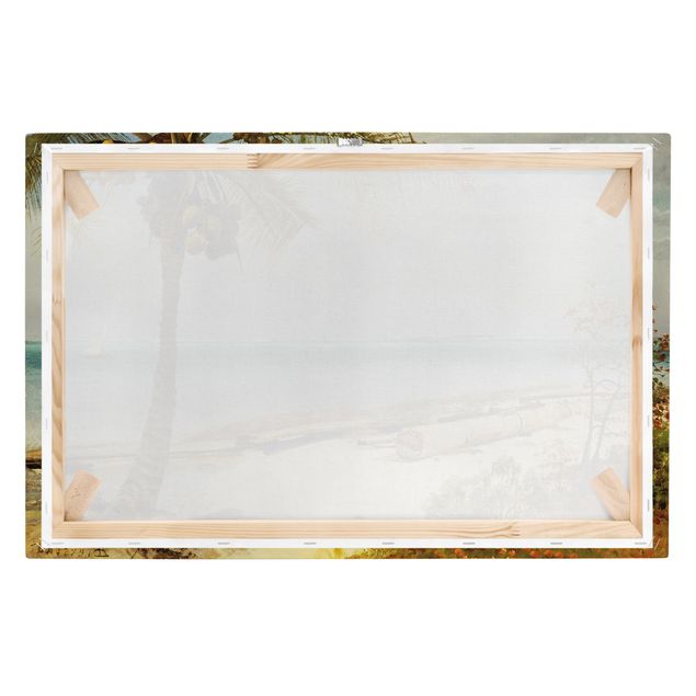 Stampa su tela - Albert Bierstadt - Tropical Coast - Orizzontale 3:2