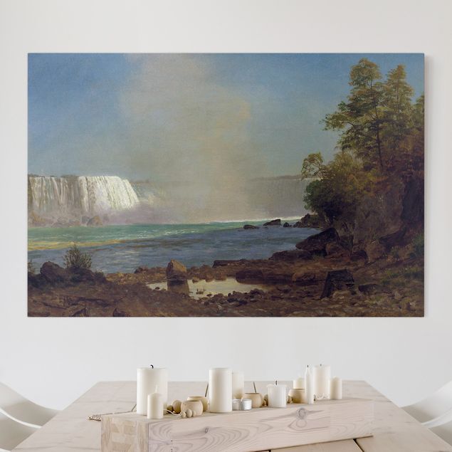 Quadri su tela paesaggio Albert Bierstadt - Cascate del Niagara