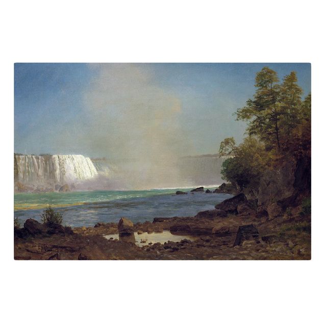 Stampe su tela Albert Bierstadt - Cascate del Niagara
