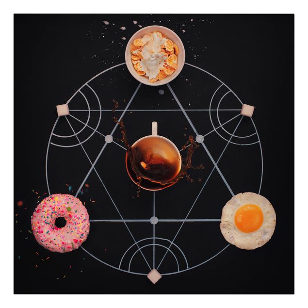 Stampa su tela - Breakfast alchemy - Quadrato 1:1
