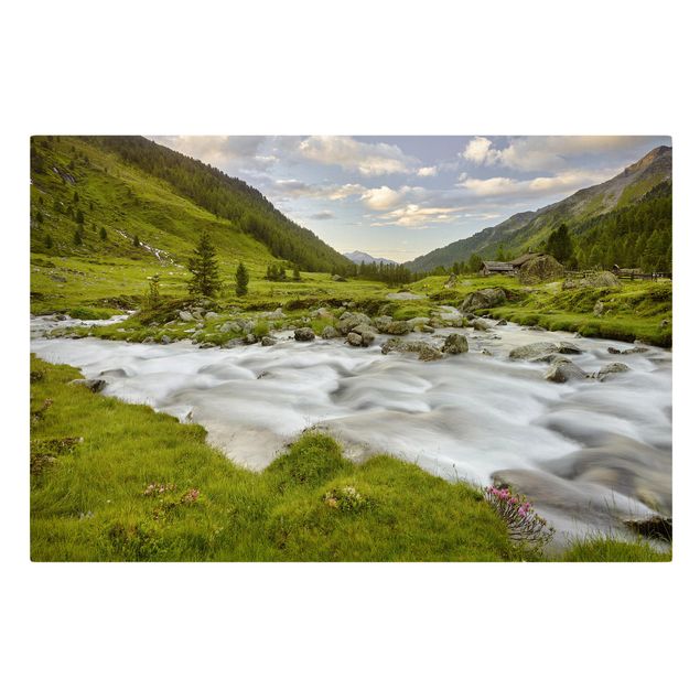 Stampa su tela - Alpine meadow Tirol - Orizzontale 3:2