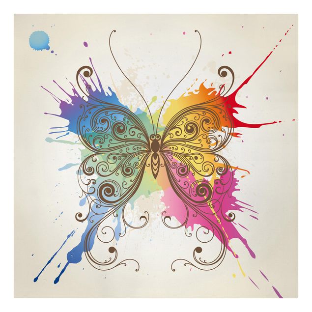 Stampa su tela - Watercolour Butterfly - Quadrato 1:1