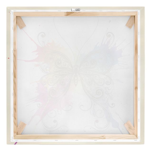 Stampa su tela - Watercolour Butterfly - Quadrato 1:1