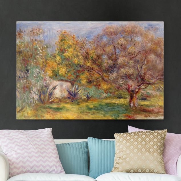 Quadri foresta Auguste Renoir - Giardino degli ulivi