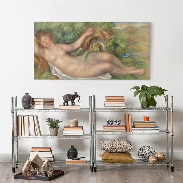 Quadri moderni per soggiorno Auguste Renoir - Nudo sdraiato, la fonte