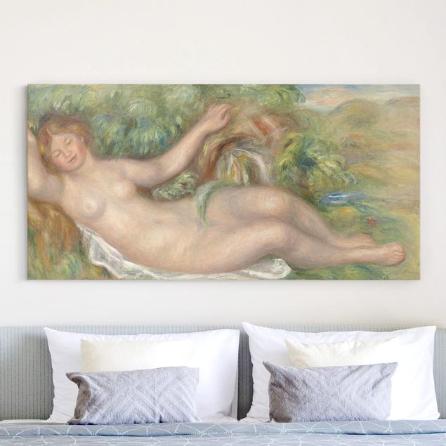 Riproduzione quadri su tela Auguste Renoir - Nudo sdraiato, la fonte