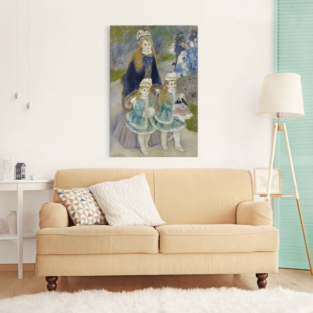 Quadri moderni per soggiorno Auguste Renoir - Madre e figli (La passeggiata)