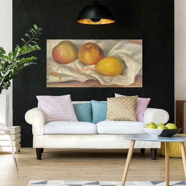 Quadri su tela Auguste Renoir - Due mele e un limone