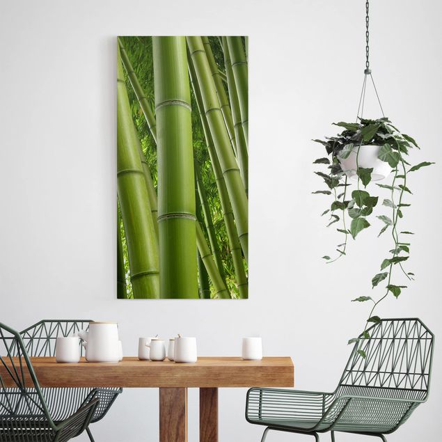 Quadri su tela paesaggio Alberi di bambù