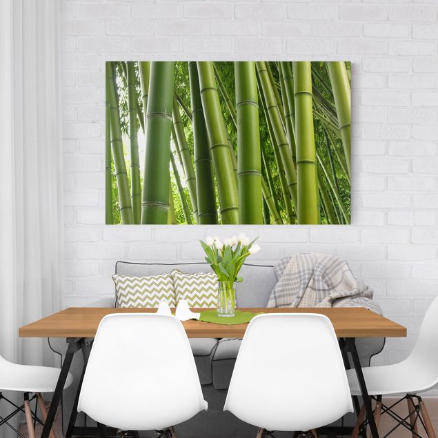 Tele con paesaggi Alberi di bambù