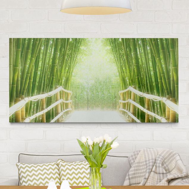 Tela bamboo Via dei bambù