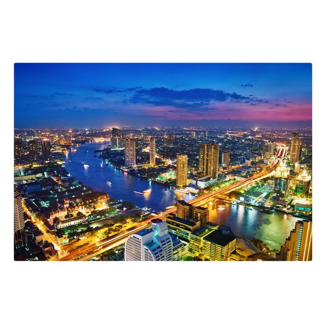 Stampa su tela - Bangkok skyline - Orizzontale 3:2