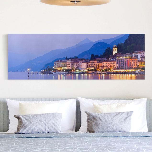 Stampe su tela paesaggio Bellagio sul lago di Como