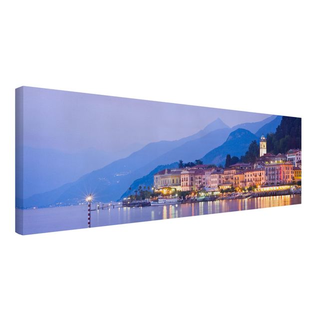 Stampa su tela Bellagio sul lago di Como