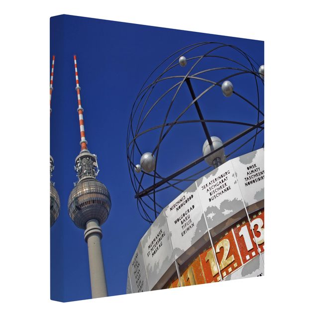 Stampa su tela Alexanderplatz a Berlino