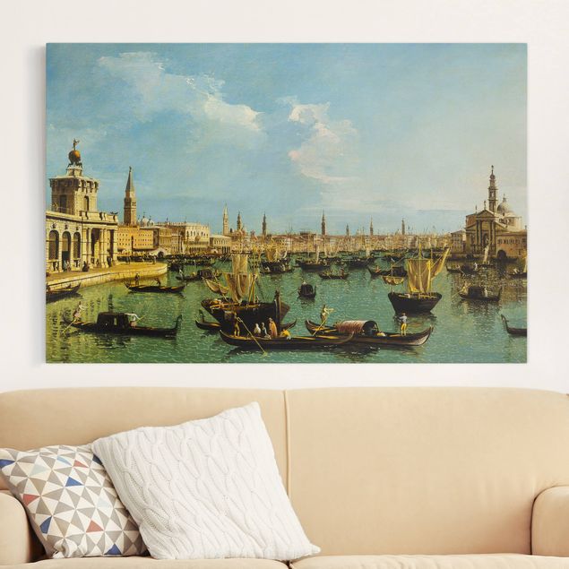 Riproduzioni su tela Bernardo Bellotto - Bacino di San Marco, Venedig