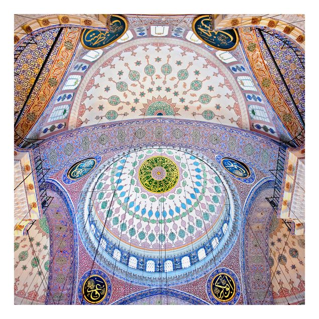 Stampa su tela - Moschea Blu di Istanbul - Quadrato 1:1
