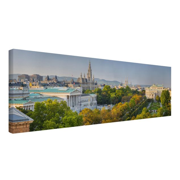 Stampa su tela - View Of Vienna - Panoramico