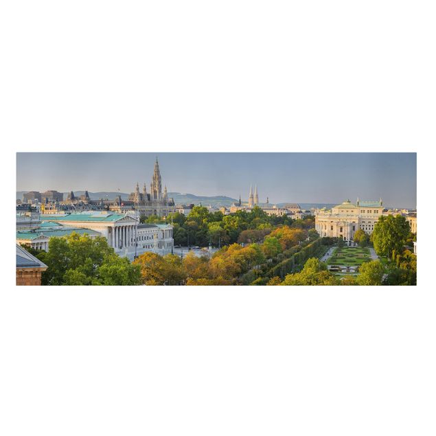 Stampa su tela - View Of Vienna - Panoramico