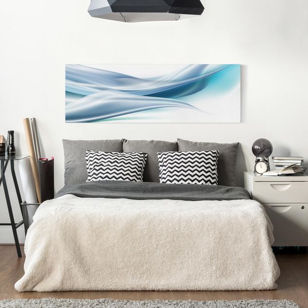 Quadri moderni per soggiorno Polvere blu