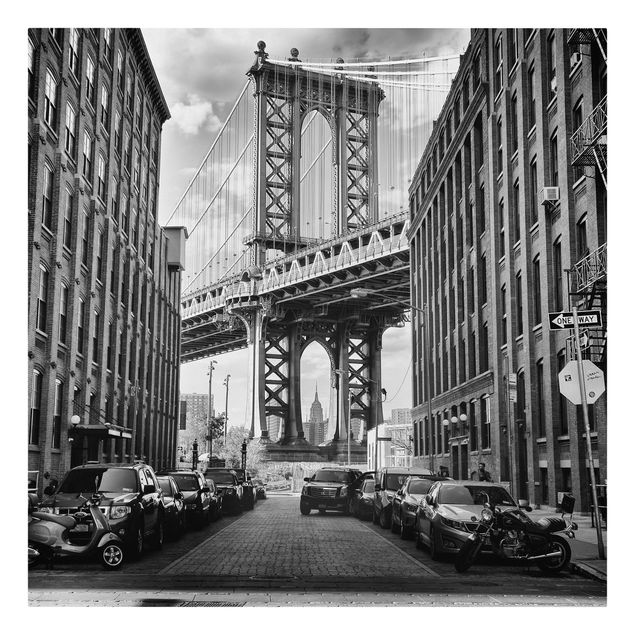Quadri su tela Ponte di Manhattan in America