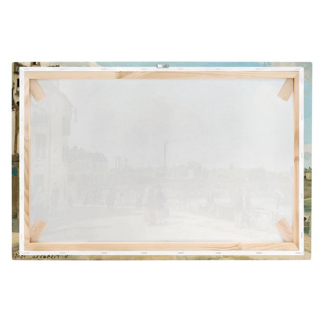 Stampa su tela - Camille Pissarro - View Of Pontoise - Orizzontale 3:2