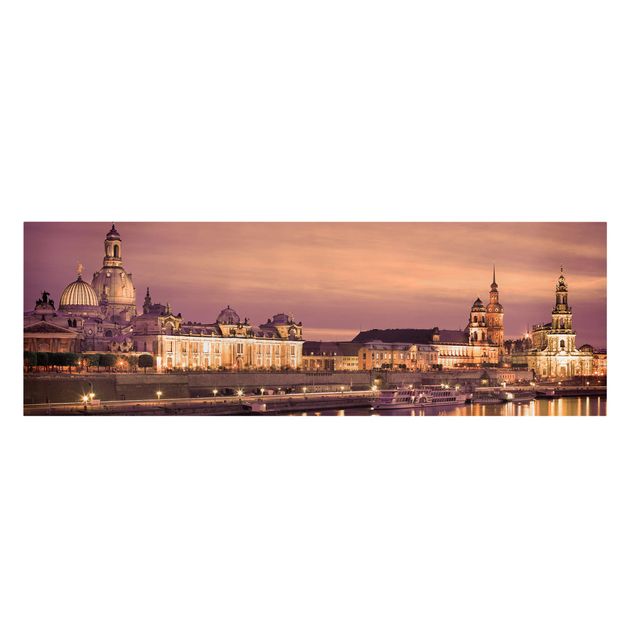 Stampa su tela - Canaletto Dresden - Panoramico