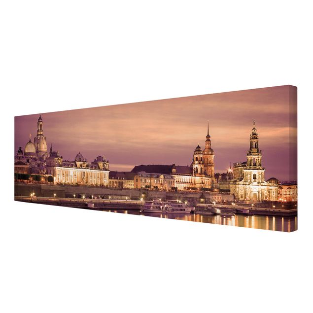 Stampa su tela - Canaletto Dresden - Panoramico