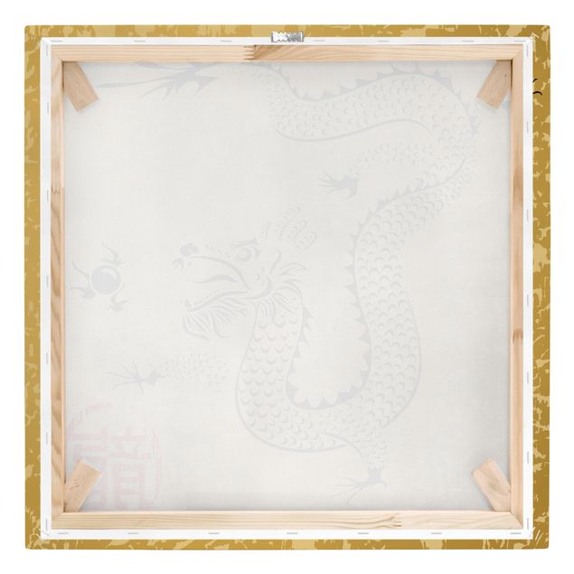 Stampa su tela - Chinese Dragon - Quadrato 1:1