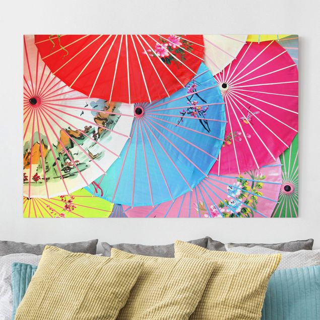 Riproduzioni su tela quadri famosi Gli ombrelloni cinesi