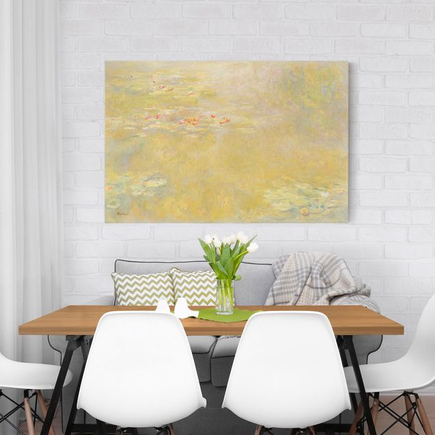 Quadri moderni per soggiorno Claude Monet - Lo stagno delle ninfee