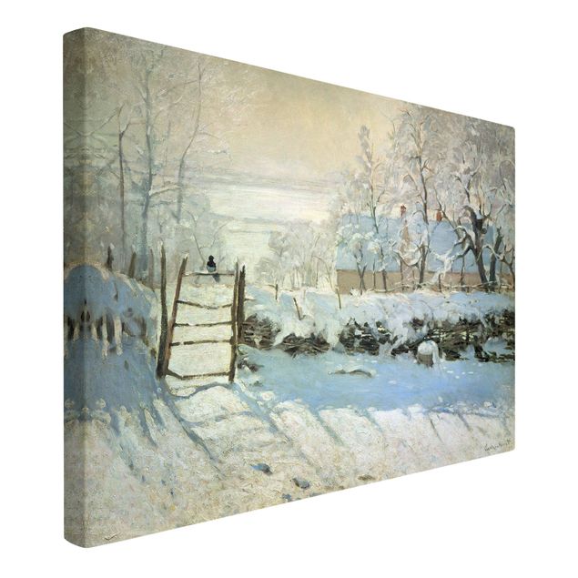 Riproduzione quadri su tela Claude Monet - La gazza