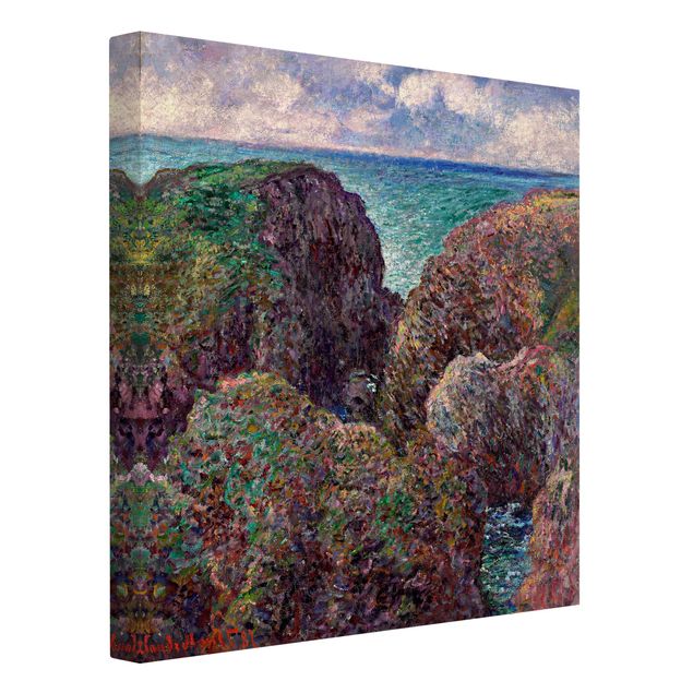 Quadri mare e spiaggia Claude Monet - Gruppo di rocce a Port-Goulphar