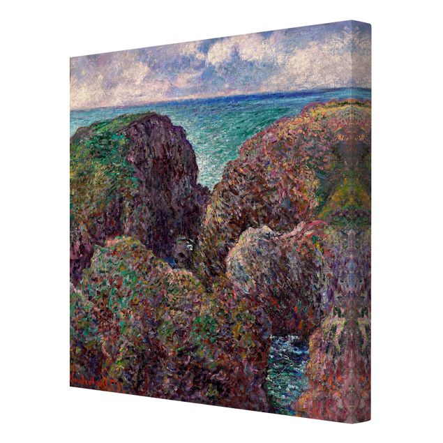 Quadri moderni per soggiorno Claude Monet - Gruppo di rocce a Port-Goulphar