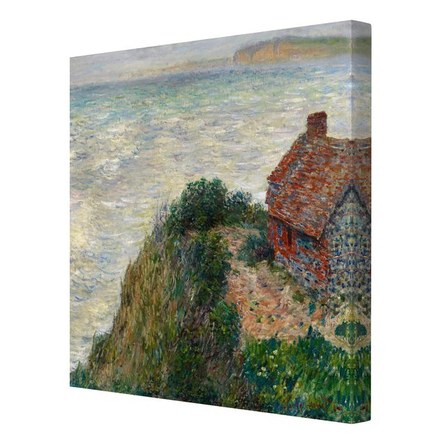 Quadri su tela Claude Monet - Casa di pescatori a Petit Ailly
