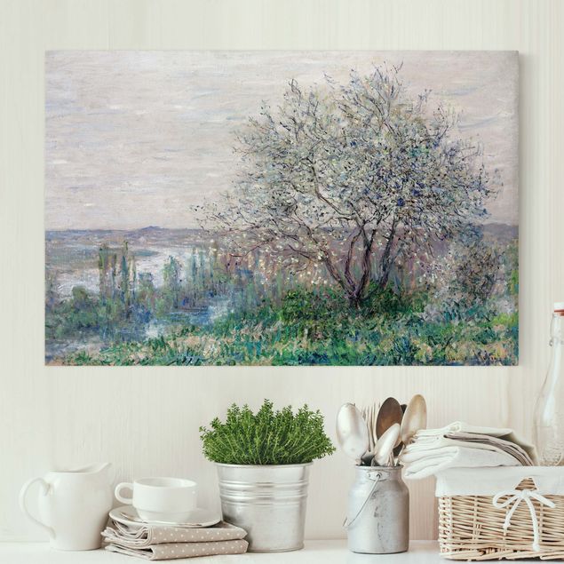 Quadri foresta Claude Monet - Primavera a Vétheuil