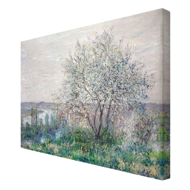 Stampa su tela - Claude Monet - Spring in Vétheuil - Orizzontale 3:2