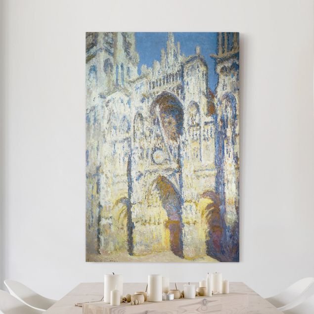 Riproduzione quadri su tela Claude Monet - Portale della cattedrale di Rouen