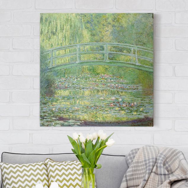 Stampe su tela paesaggio Claude Monet - Ponte giapponese
