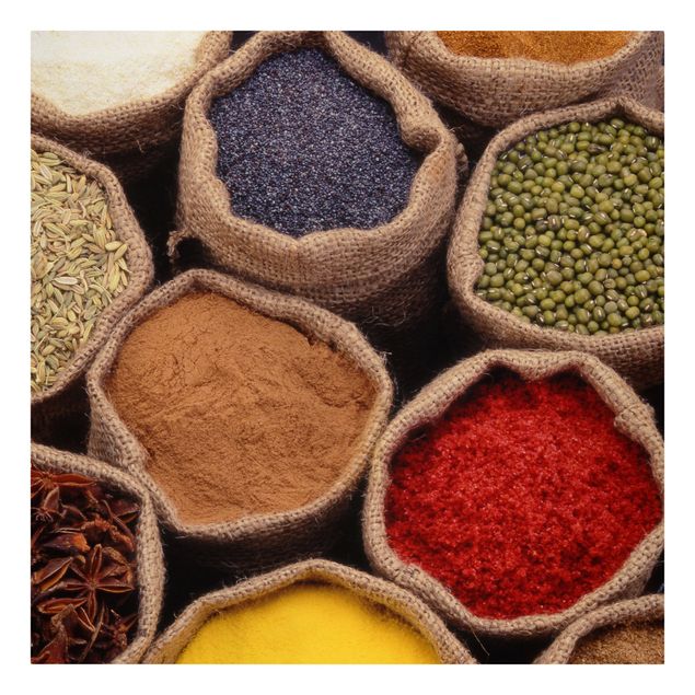 Stampa su tela - Colorful Spices - Quadrato 1:1