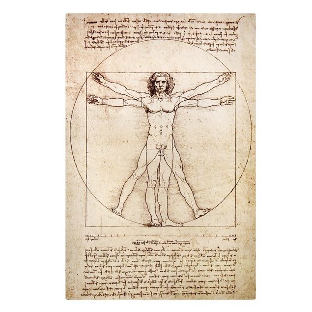 Stampa su tela Da Vinci - Verticale 2:3