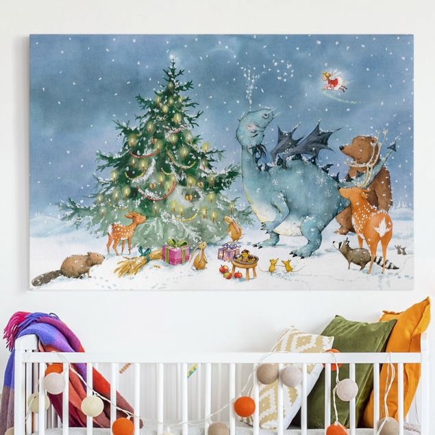 quadri con animali Procione Vasily - Natale