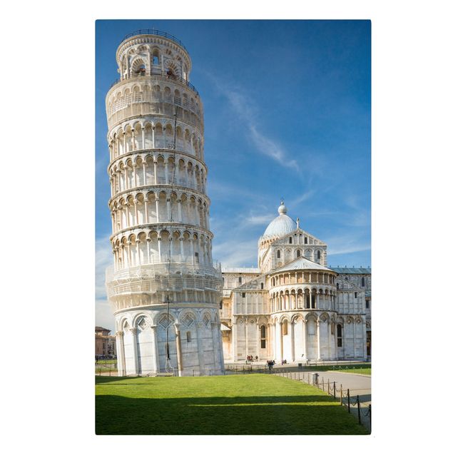 Stampa su tela The Leaning Tower of Pisa - Verticale 2:3