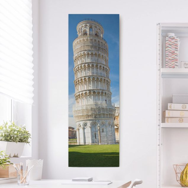 Stampe su tela città La Torre Pendente di Pisa