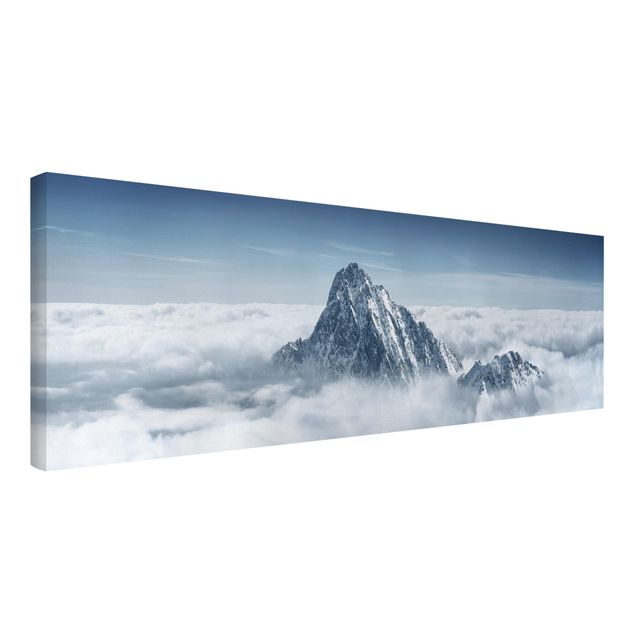 Stampe su tela Le Alpi sopra le nuvole