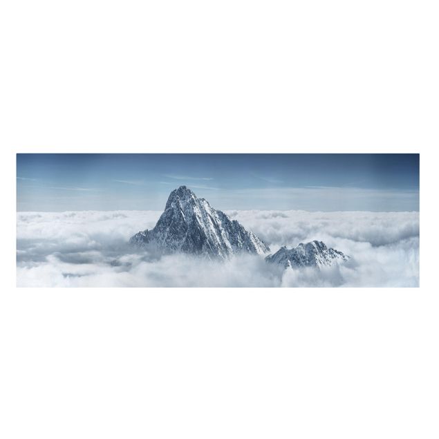 Stampa su tela - The Alps Above The Clouds - Panoramico